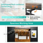 Adjustable 48 Inch Standing Desk with Keyboard Tray and Memory 18 Adjustable 48 Inch Standing Desk with Keyboard Tray and Memory