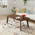 Minimalist Wooden Coffee Table with Scratch-Resistant Top and Storage 9 Minimalist Wooden Coffee Table with Scratch-Resistant Top and Storage