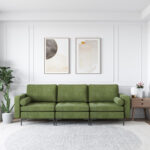 Modular L-Shaped Sectional Sofa with Storage and USB Ports