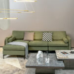 Modular L-Shaped Sectional Sofa with USB Ports and Storage