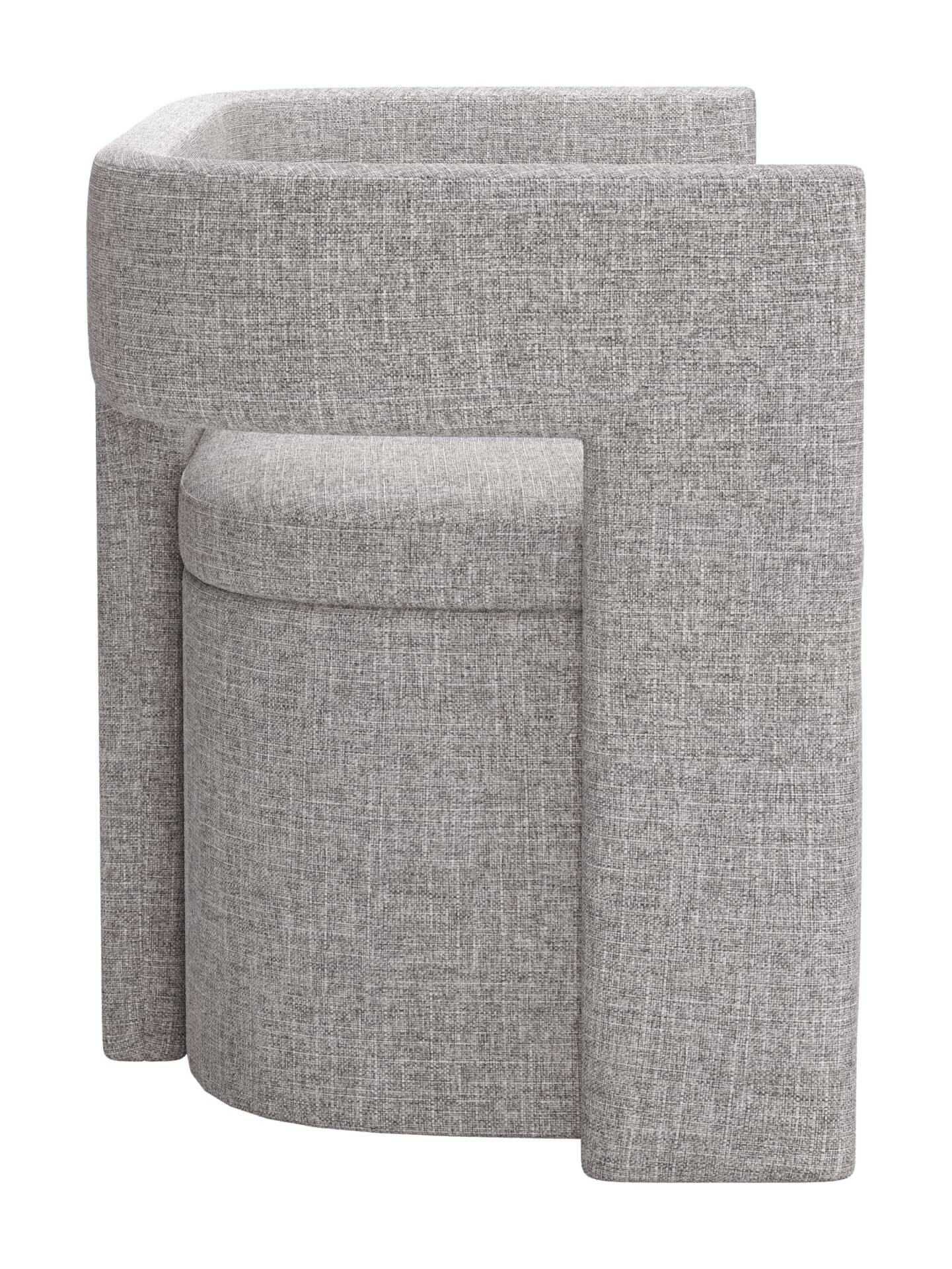 Gray Storage Bench with Hidden Compartment and Armrests 2 Gray Storage Bench with Hidden Compartment and Armrests - Image 2