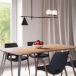 Matte Black Geometric Ceiling Lamp with Gold-Plated Steel and Frosted Glass 10 Matte Black Geometric Ceiling Lamp with Gold-Plated Steel and Frosted Glass