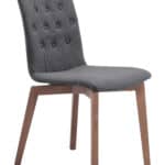 Graphite Tufted Upholstery Dining Chair with Birch Legs (Set of 2) 9 Graphite Tufted Upholstery Dining Chair with Birch Legs (Set of 2)