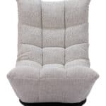 Ash Gray Tufted Swivel Accent Chair with Adjustable Height 15 Ash Gray Tufted Swivel Accent Chair with Adjustable Height