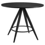Mid-Century Modern Round Dining Table with Industrial Design Elements 11 Mid-Century Modern Round Dining Table with Industrial Design Elements
