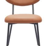 Modern Faux Leather Dining Chair with Steel Frame (Set of 2) 11 Modern Faux Leather Dining Chair with Steel Frame (Set of 2)