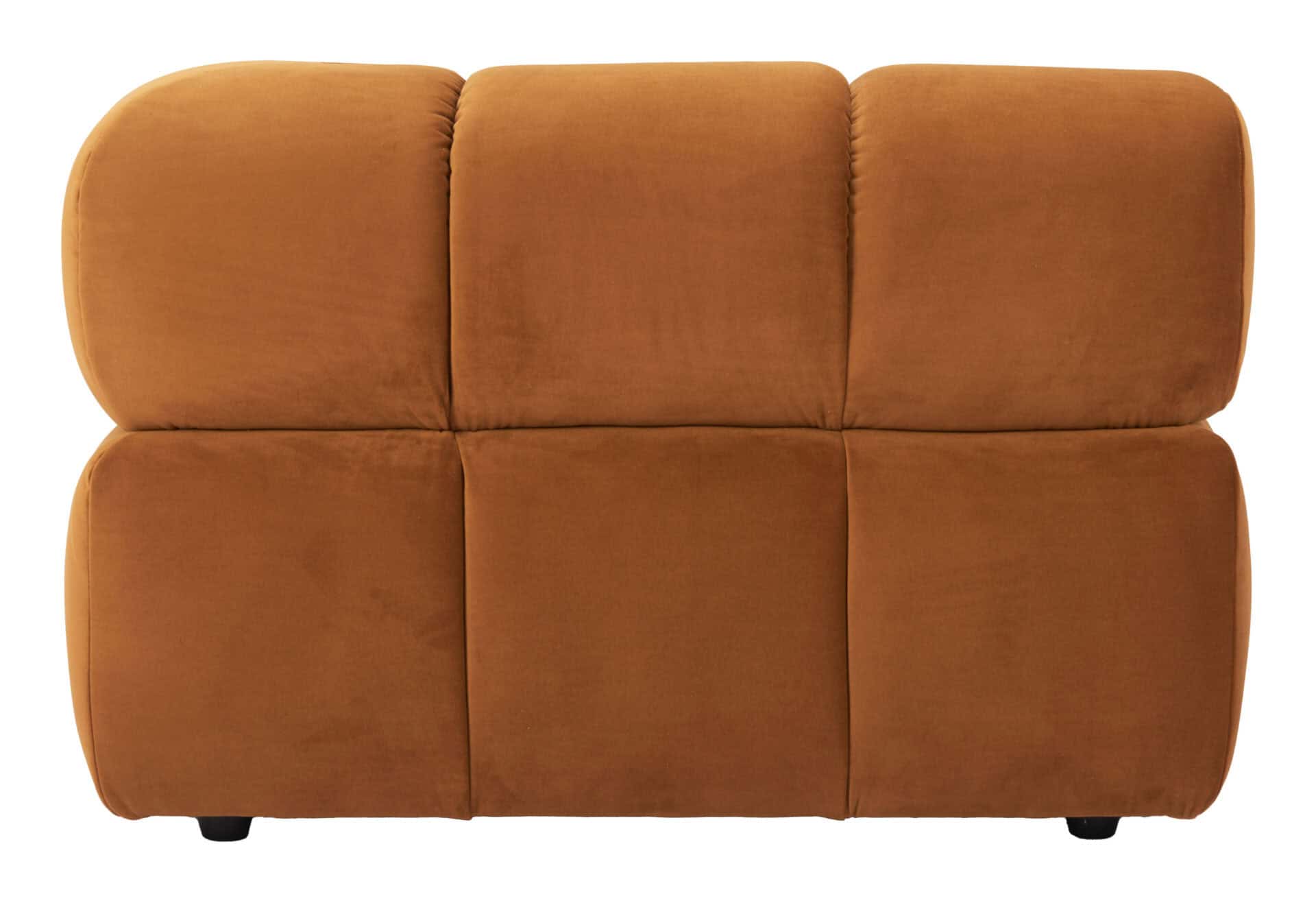 Contemporary Brown Velvet Tufted Chair with Durable Plywood Frame 4 Contemporary Brown Velvet Tufted Chair with Durable Plywood Frame - Image 4