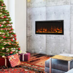 50 Inch Electric Fireplace Wall Mount Recessed with Remote Control