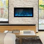 50 Inch Electric Fireplace Wall Mount Recessed with Remote Control