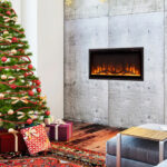50 Inch Electric Fireplace Wall Mount Recessed with Remote Control