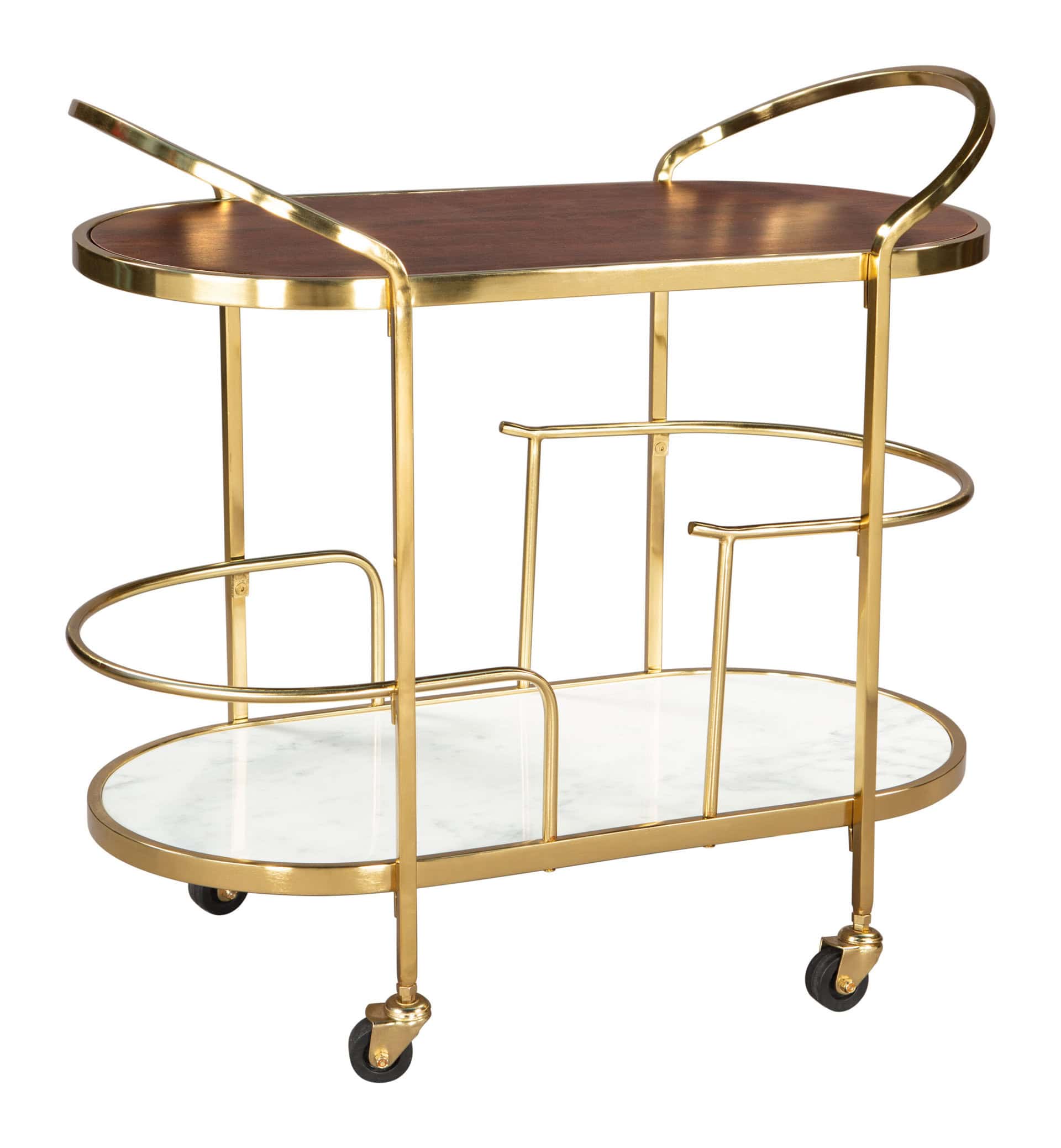Multicolor Acacia Wood and Steel Bar Cart with Caster Wheels 11 Multicolor Acacia Wood and Steel Bar Cart with Caster Wheels