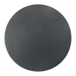 Sleek Round Black Coffee Table with Steel Unibody Design 11 Sleek Round Black Coffee Table with Steel Unibody Design