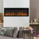 50 Inch Electric Fireplace Wall Mount Recessed with Remote Control