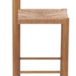 Outdoor Faux Wood Aluminum Barstools Weather Resistant (Set of 2) 13 Outdoor Faux Wood Aluminum Barstools Weather Resistant (Set of 2)