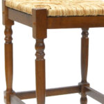 24-Inch Natural and Brown Solid Wood Backless Counter Bar Stool 8 24-Inch Natural and Brown Solid Wood Backless Counter Bar Stool