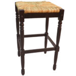29-Inch Natural and Espresso Backless Solid Wood Bar Stool 7 29-Inch Natural and Espresso Backless Solid Wood Bar Stool