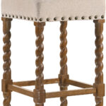 30 Inch Cream and Natural Wood Backless Bar Stool 9 30 Inch Cream and Natural Wood Backless Bar Stool
