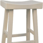 30 Inch White Backless Solid Wood Bar Stool 7 30 Inch White Backless Solid Wood Bar Stool