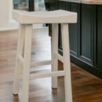 30 Inch White Backless Solid Wood Bar Stool 5 30 Inch White Backless Solid Wood Bar Stool