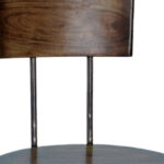 41 Inch Chestnut Black Adjustable Swivel Low Back Bar Stool 8 41 Inch Chestnut Black Adjustable Swivel Low Back Bar Stool