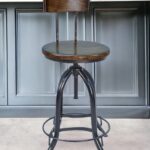 41 Inch Chestnut Black Adjustable Swivel Low Back Bar Stool 7 41 Inch Chestnut Black Adjustable Swivel Low Back Bar Stool