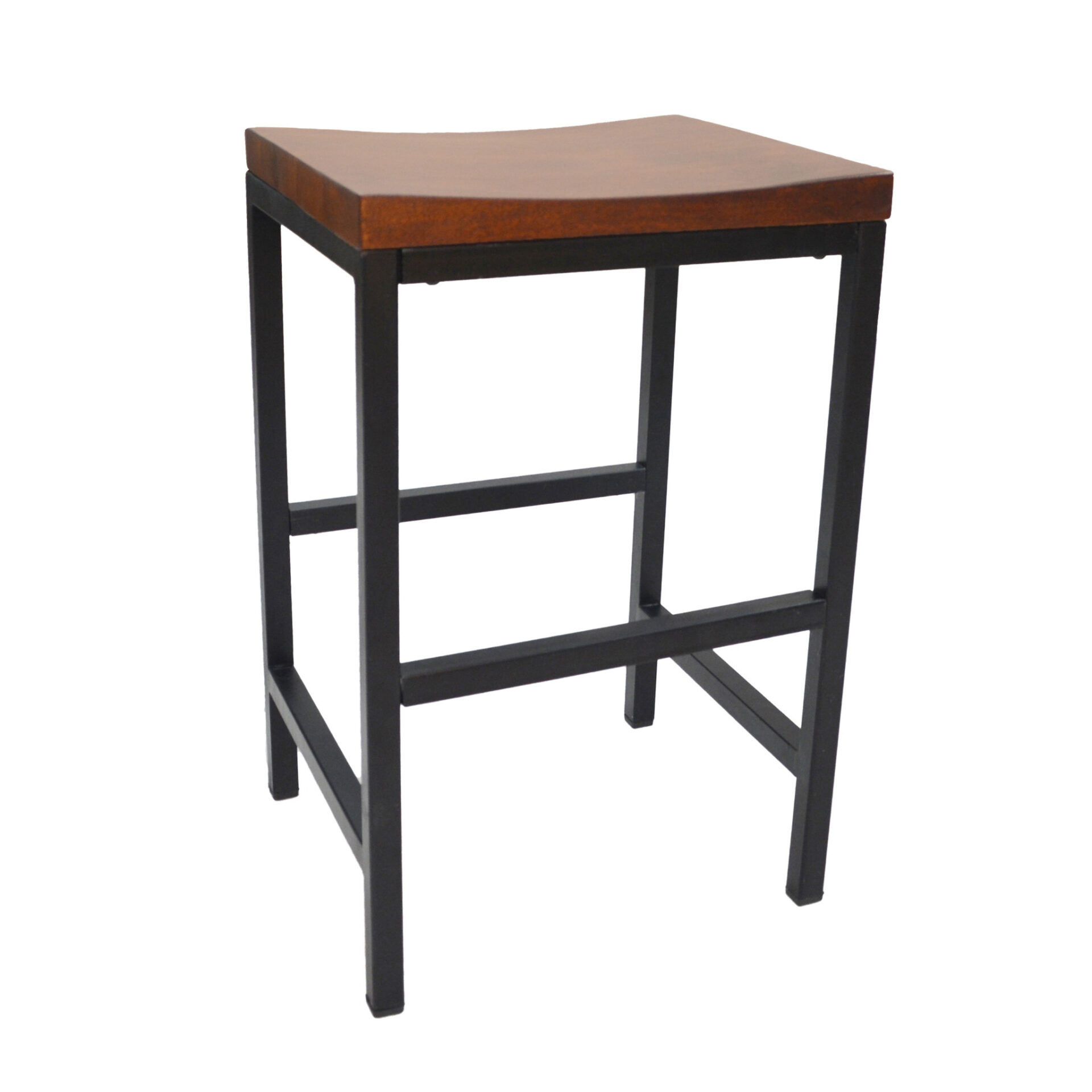 24 Inch Chestnut Steel Backless Counter Height Bar Stool 1 24 Inch Chestnut Steel Backless Counter Height Bar Stool
