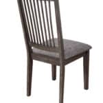 Dark Tobacco Rubberwood Side Chairs with Cushioned Seats (Set of 2) 8 Dark Tobacco Rubberwood Side Chairs with Cushioned Seats (Set of 2)