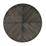 Dark Tobacco Transitional Round Dining Table Rubberwood and Mindy Veneer 11 Dark Tobacco Transitional Round Dining Table Rubberwood and Mindy Veneer