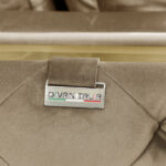 Two Piece Beige Velvet Sofa and Loveseat Seating Set