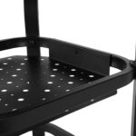 28 Inch Black Square Glass Outdoor Bistro Table 8 28 Inch Black Square Glass Outdoor Bistro Table