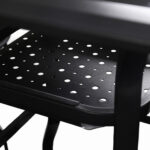 28 Inch Black Square Glass Outdoor Bistro Table 11 28 Inch Black Square Glass Outdoor Bistro Table
