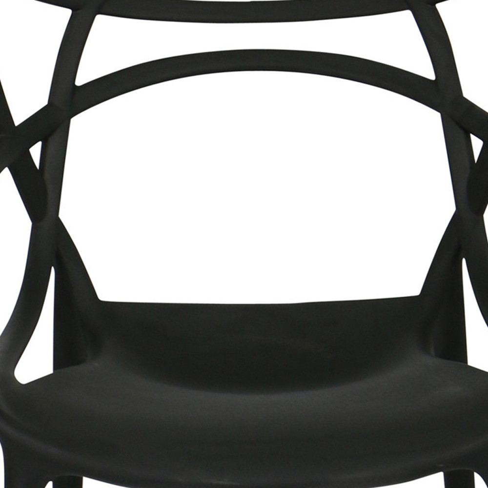 22 Inch Black Indoor Outdoor Heavy Duty Dining Chair 8 22 Inch Black Indoor Outdoor Heavy Duty Dining Chair - Image 8