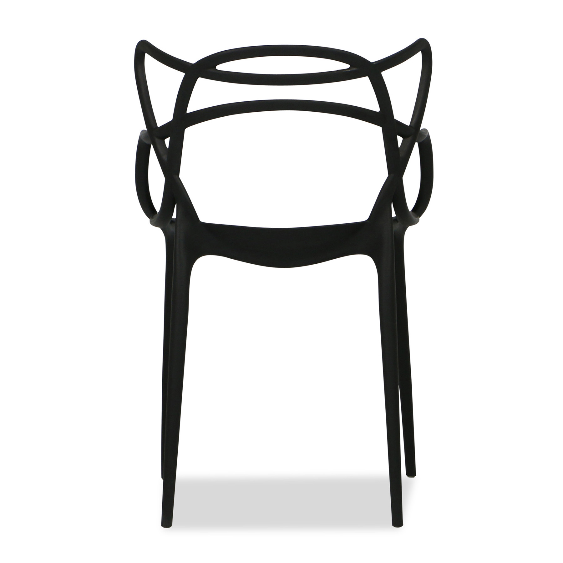 22 Inch Black Indoor Outdoor Heavy Duty Dining Chair 6 22 Inch Black Indoor Outdoor Heavy Duty Dining Chair - Image 6