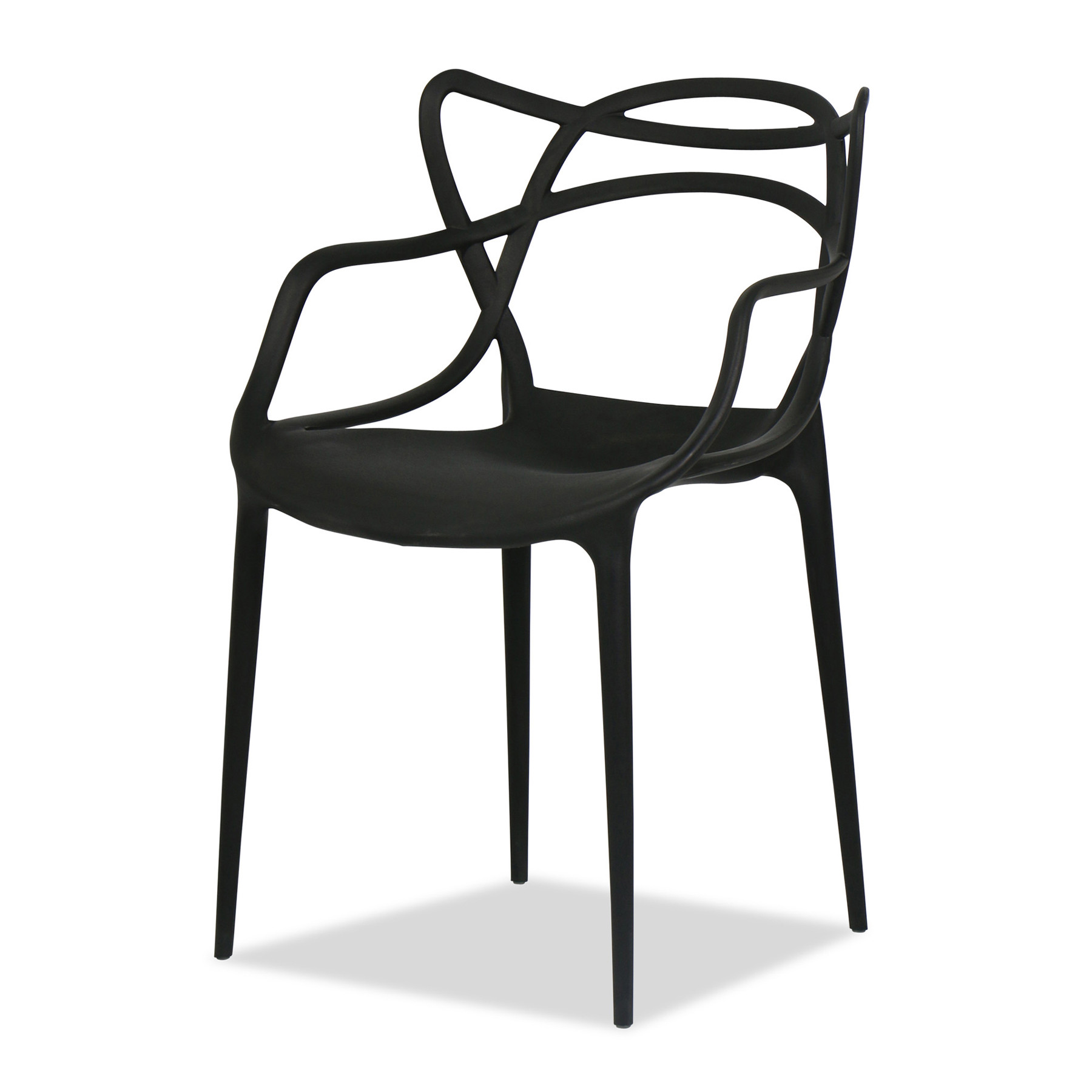 22 Inch Black Indoor Outdoor Heavy Duty Dining Chair 7 22 Inch Black Indoor Outdoor Heavy Duty Dining Chair - Image 7