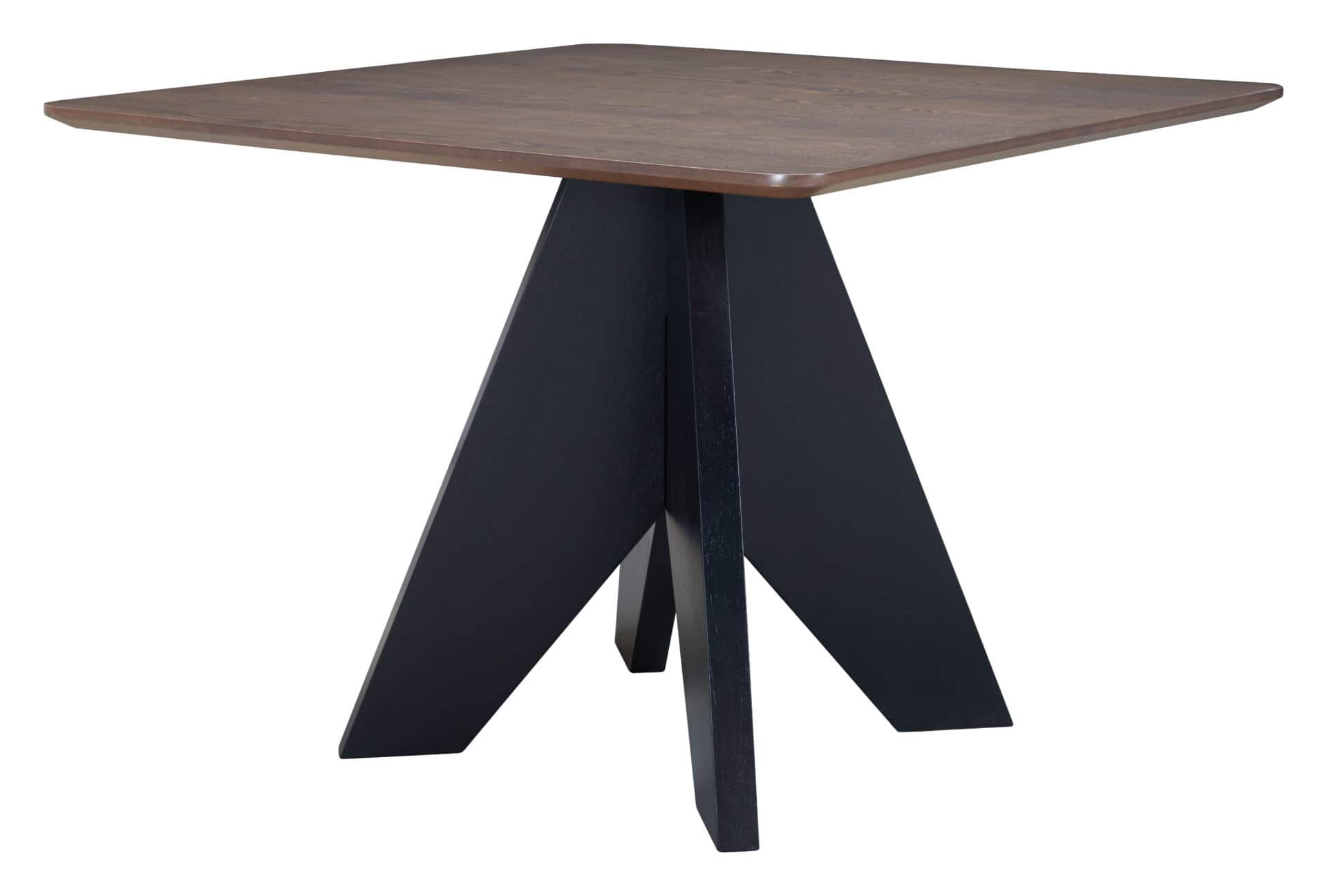 Square Rubberwood Dining Table in Espresso Finish 1 Square Rubberwood Dining Table in Espresso Finish