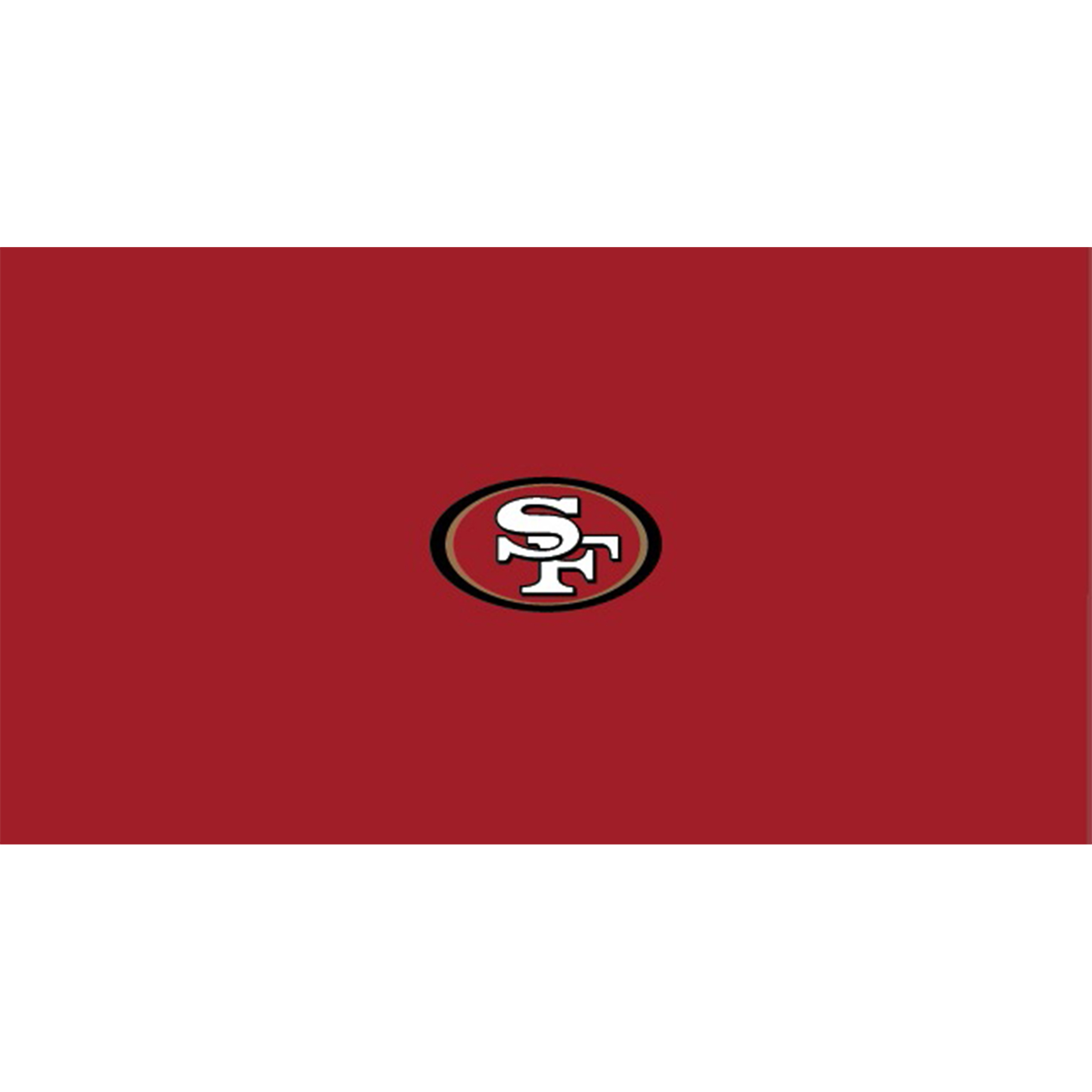 san francisco 49ers 8 ft polyester anti-friction billiard cloth