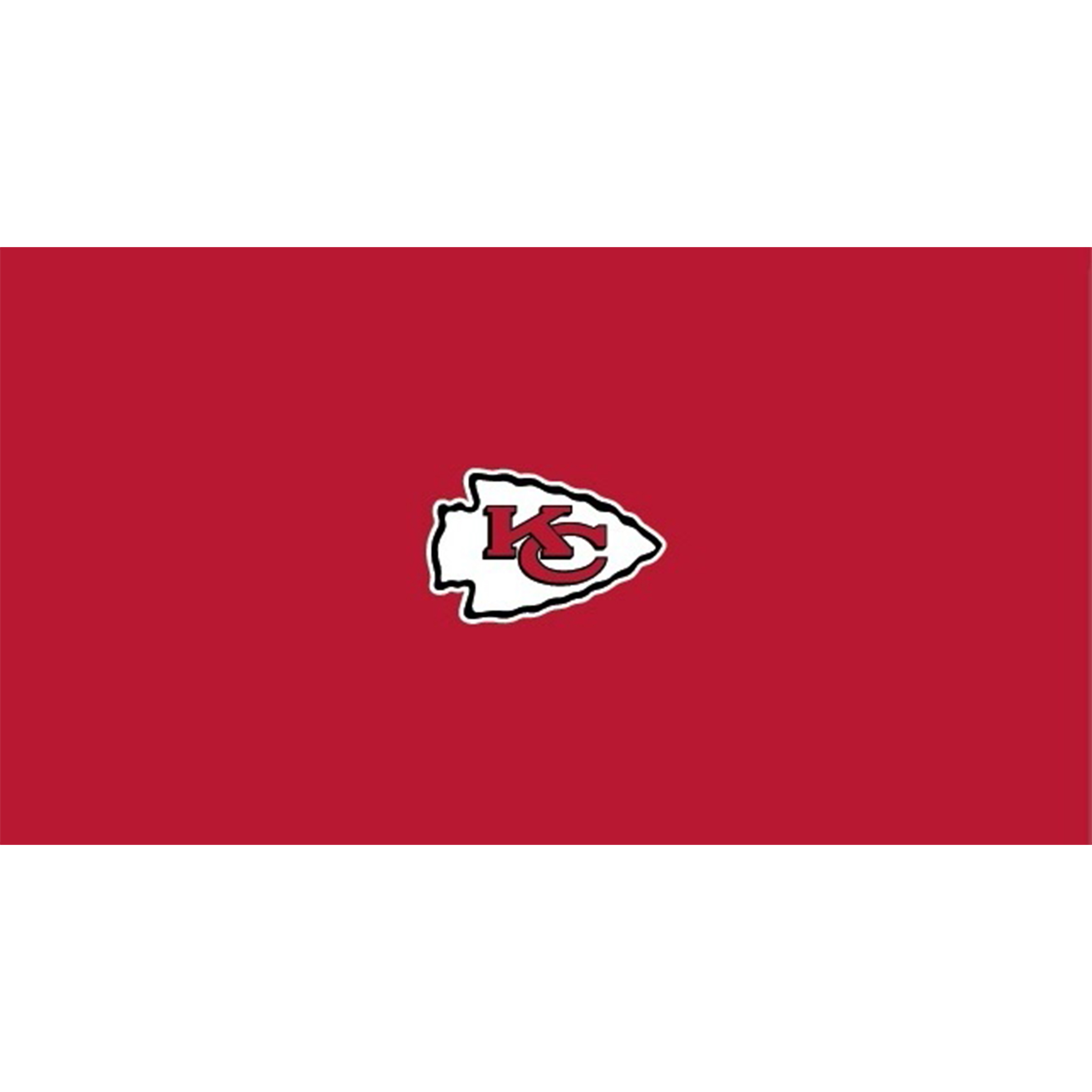 kansas city chiefs 8 ft polyester anti friction billiard cloth