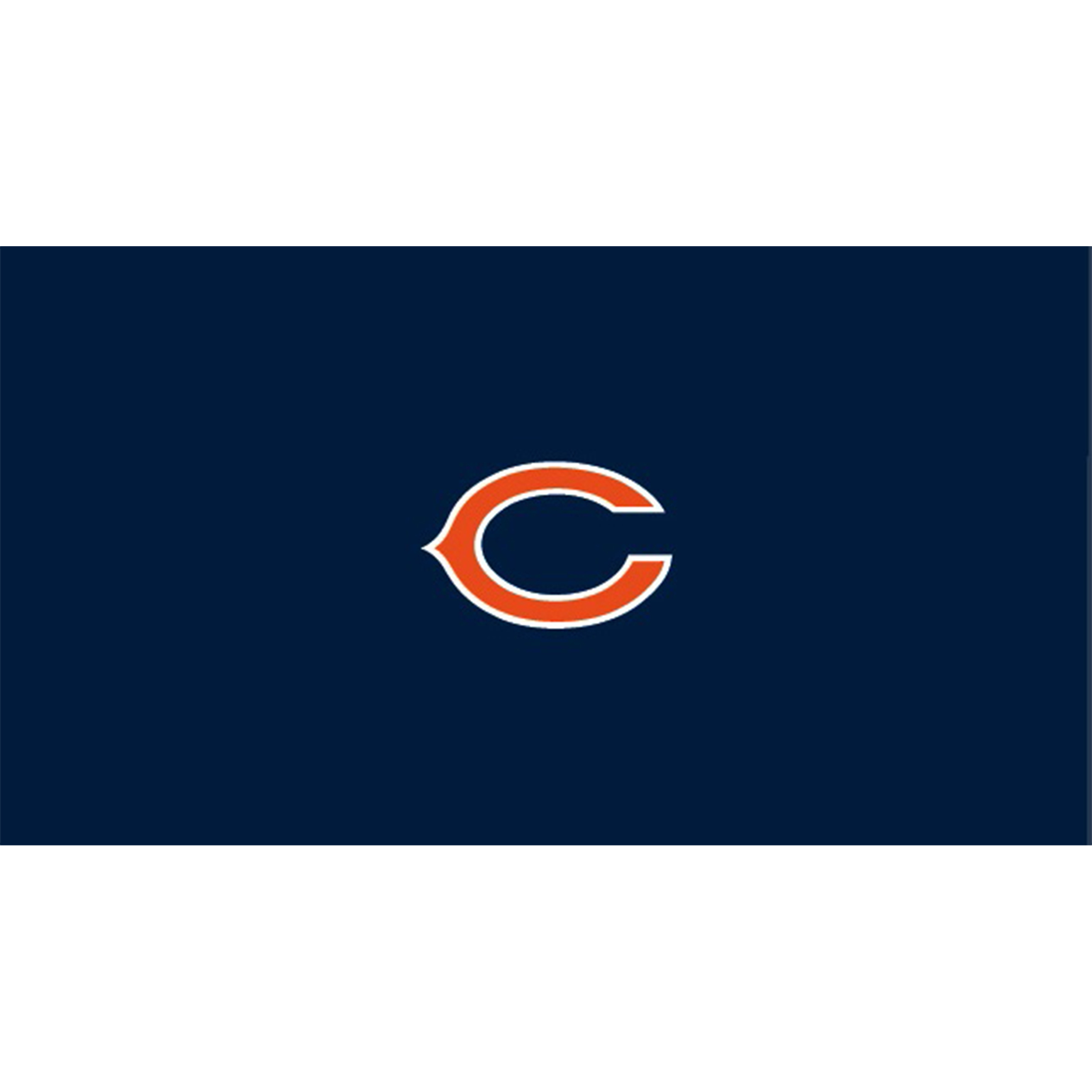 chicago bears 8 ft polyester anti friction billiard cloth
