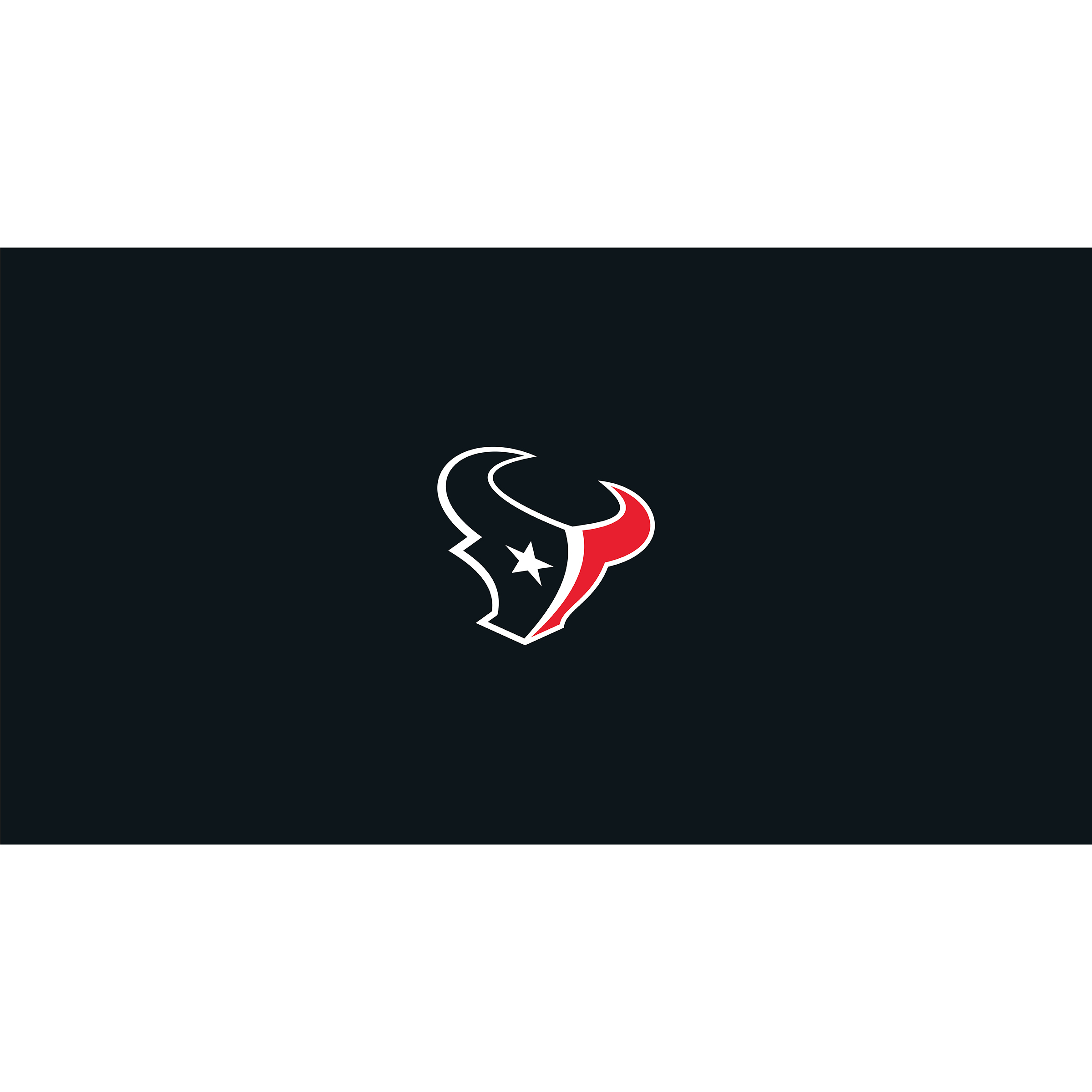 houston texans 8 ft polyester anti-friction billiard cloth