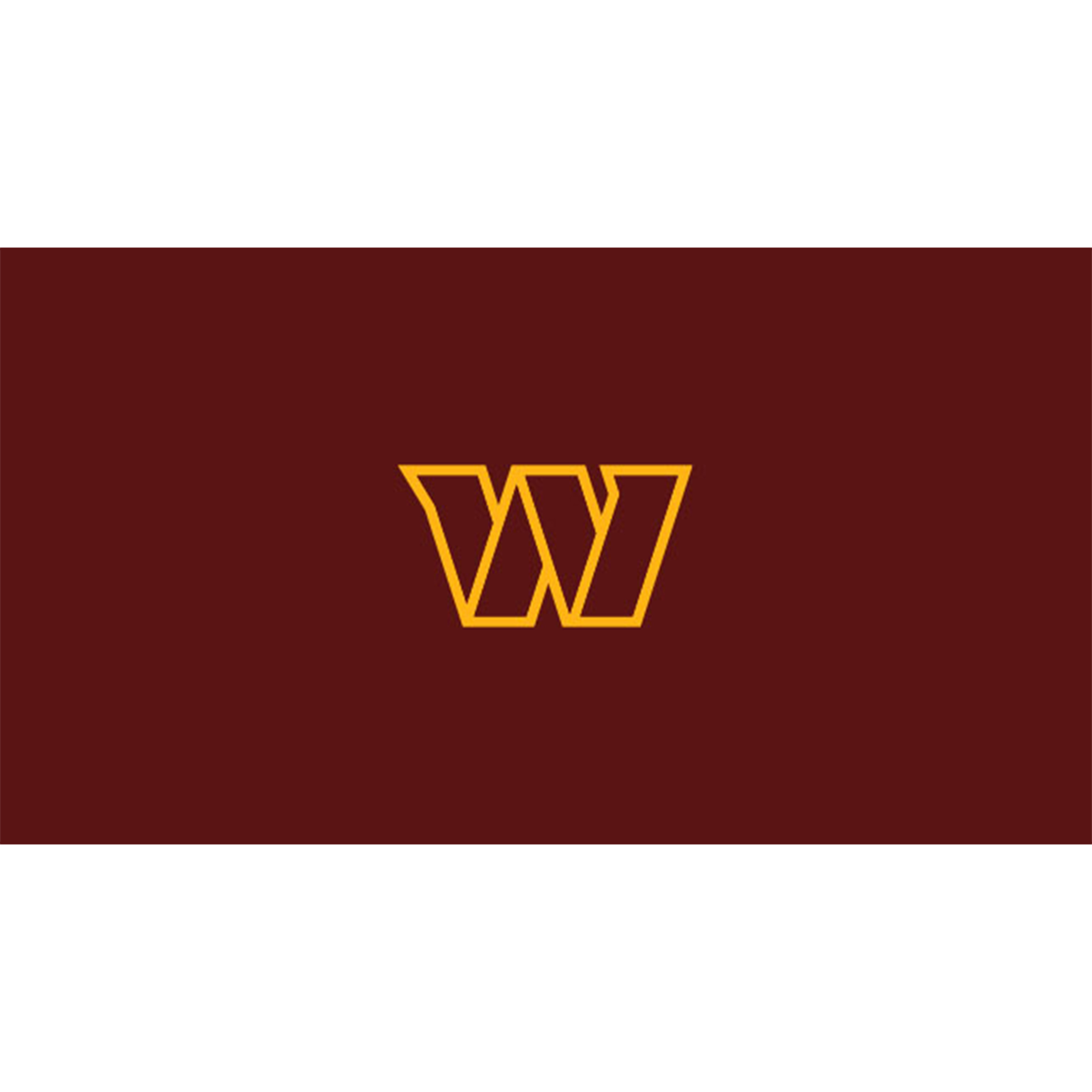 washington commanders 8 ft anti-friction polyester billiard cloth