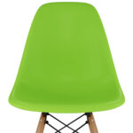 28 Inch Green and Brown Modern Counter Height Bar Stool
