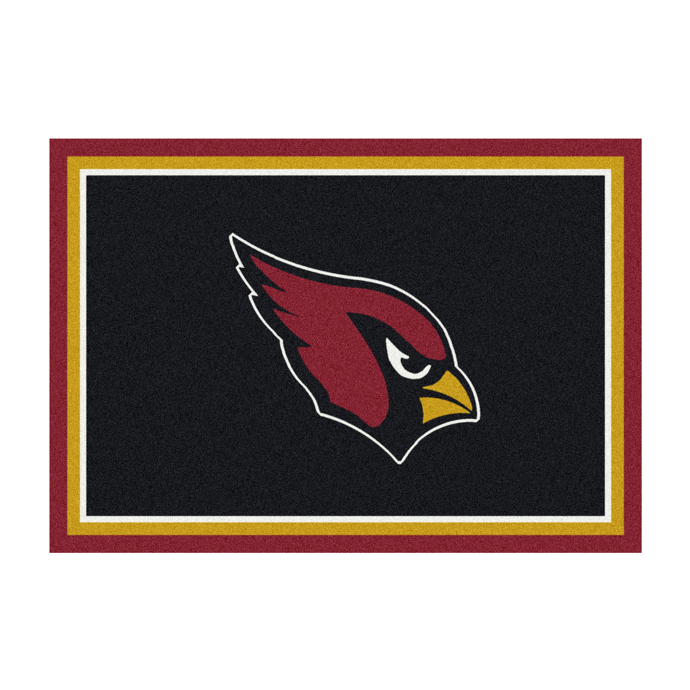 cardinals 4x6 spirit rug officially licensed nfl area rug