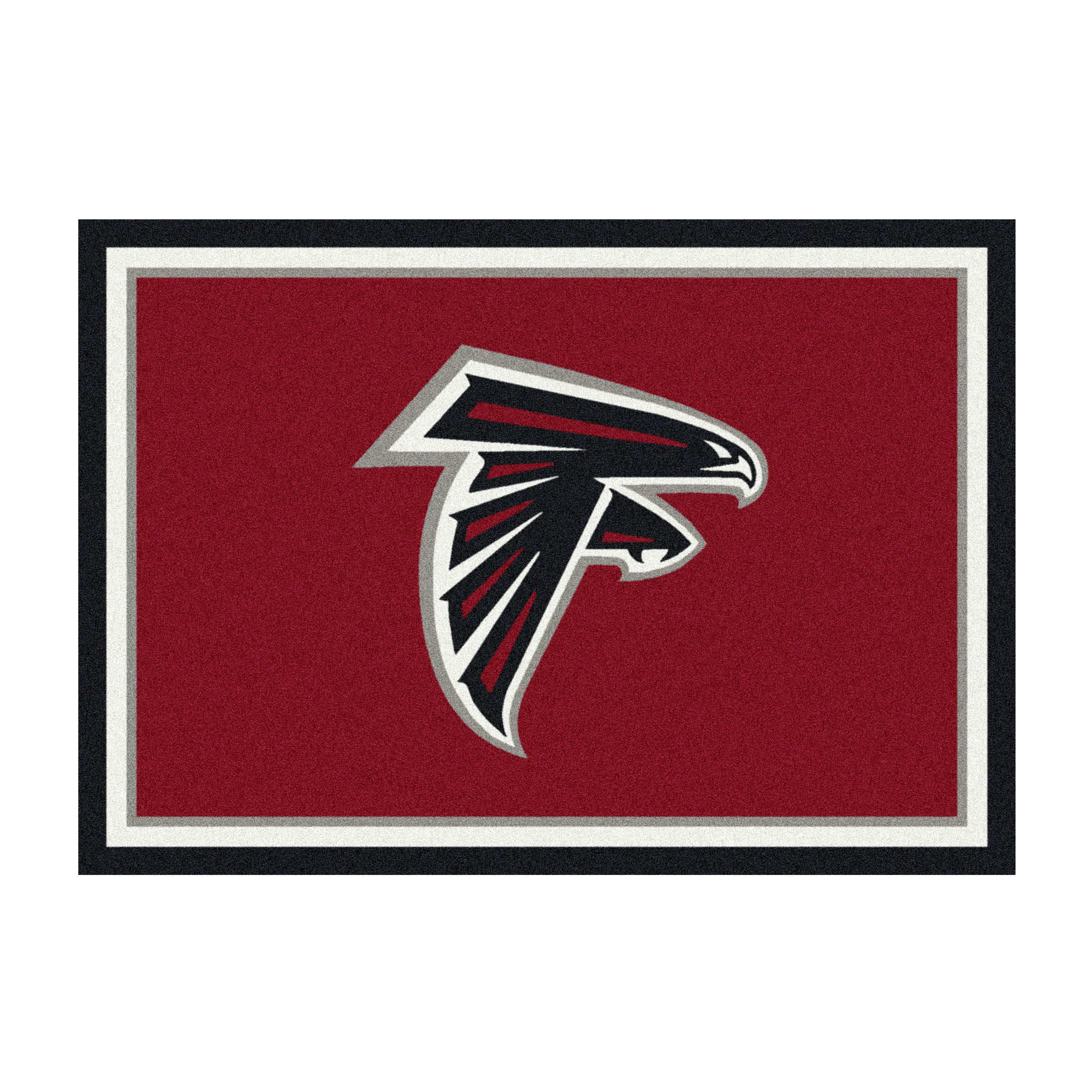 falcons 4x6 spirit rug officially licensed nfl area rug