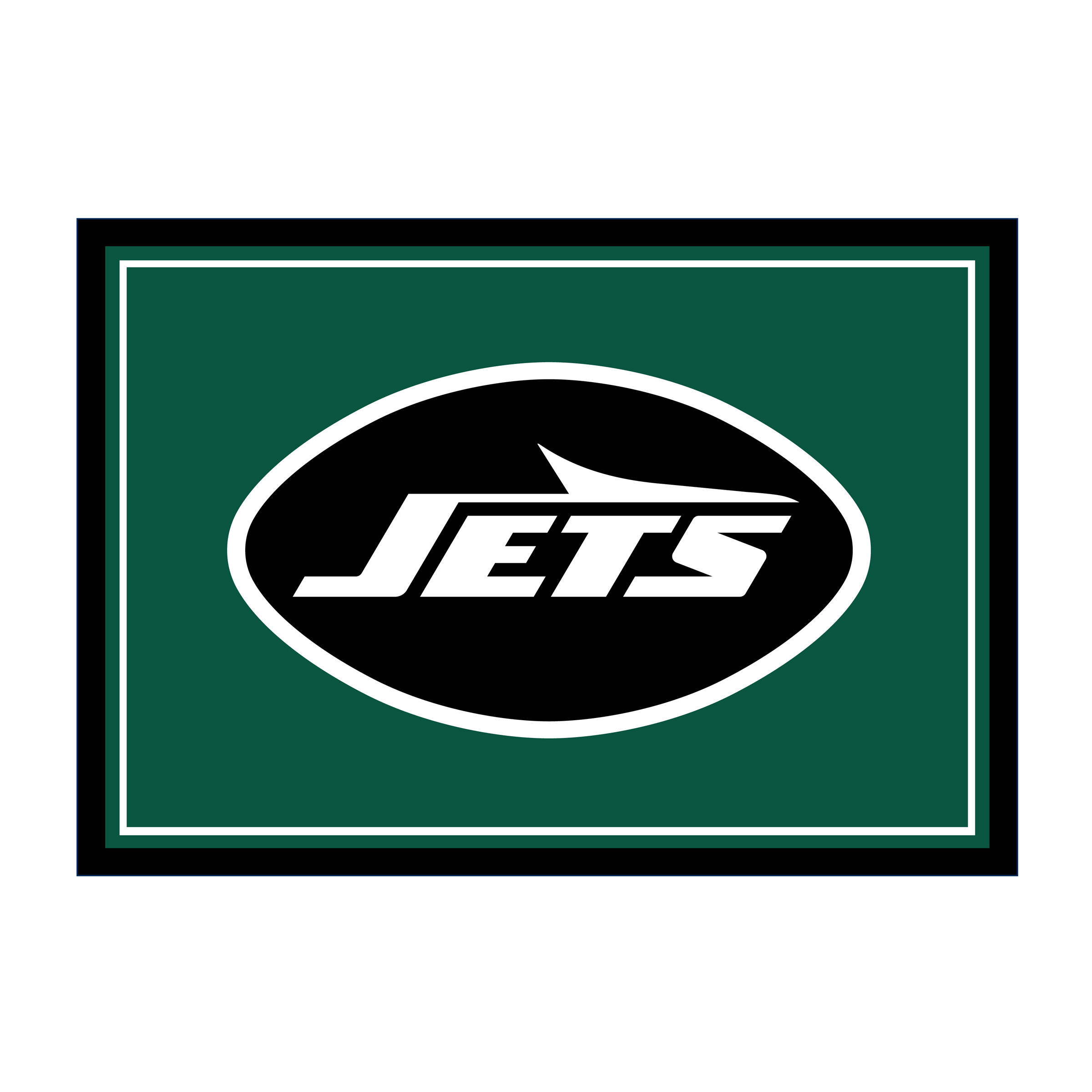 new york jets 4x6 nfl licensed spirit area rug