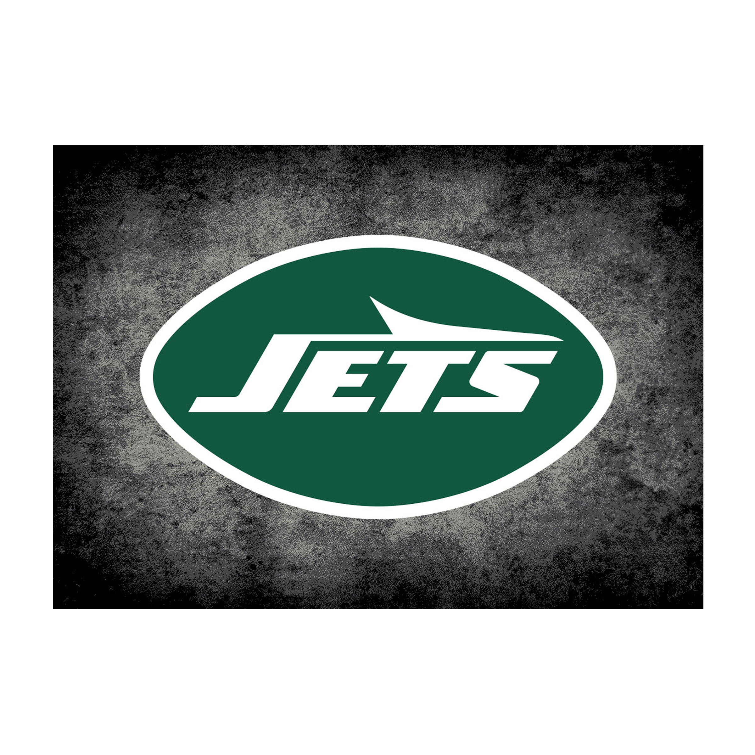 jets distressed 4x6 area rug officially licensed nfl