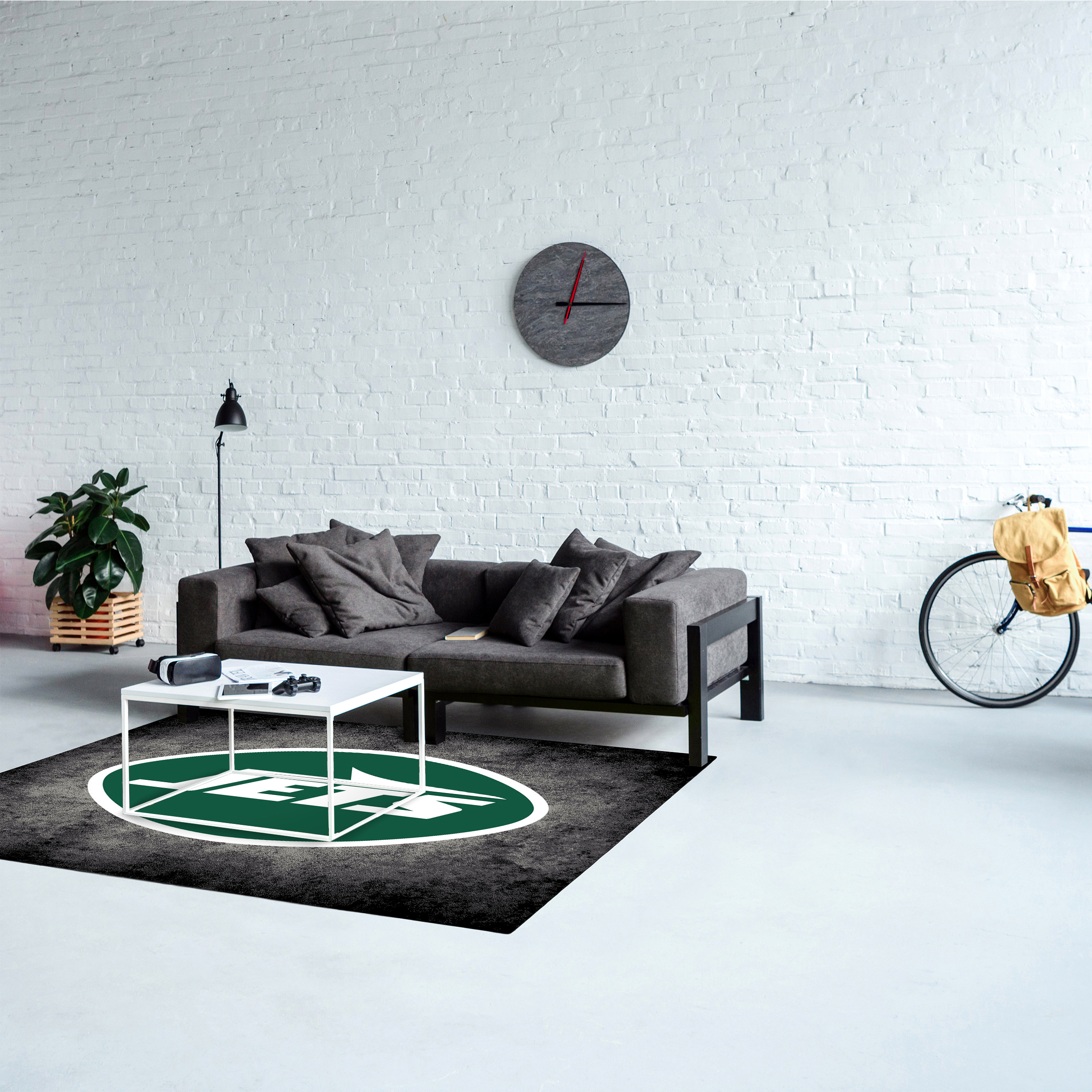 jets distressed 4x6 area rug officially licensed nfl