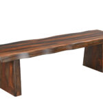 68" Dark Brown Solid Wood Dining Bench 11 68" Dark Brown Solid Wood Dining Bench