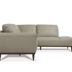 103" Light Green Leather L Shaped Sofa and Chaise Sectional 11 103" Light Green Leather L Shaped Sofa and Chaise Sectional