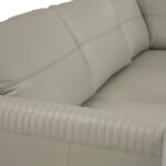 103" Light Green Leather L Shaped Sofa and Chaise Sectional 12 103" Light Green Leather L Shaped Sofa and Chaise Sectional