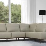 103" Light Green Leather L Shaped Sofa and Chaise Sectional 14 103" Light Green Leather L Shaped Sofa and Chaise Sectional